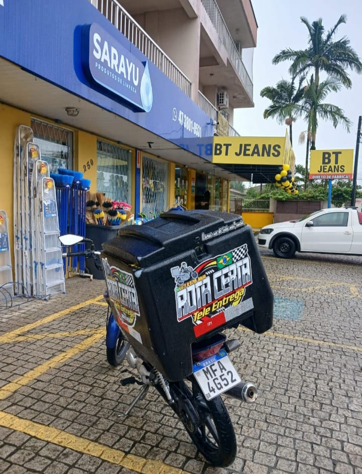 Entrega Rota Certa - Sarayu Produtos de Limpeza